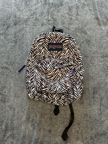 Jansport brown zebra print - jansport,