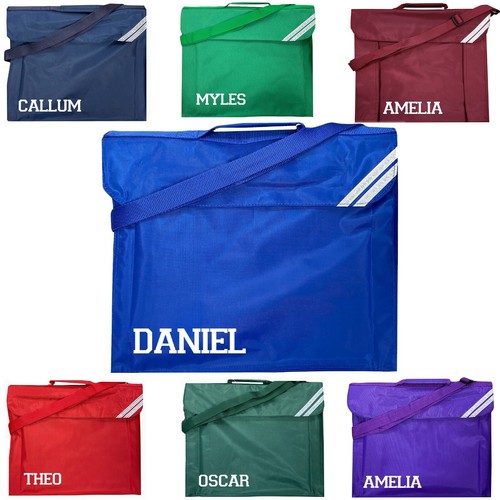 Personalised school book bag - book,