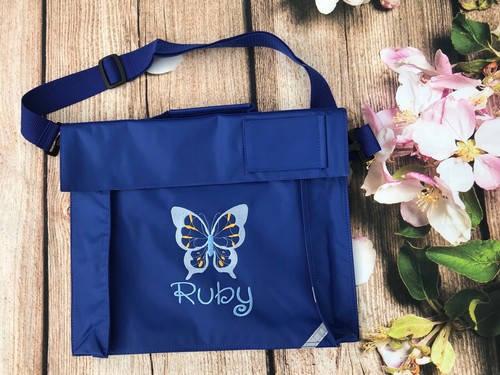 Royal blue school book bag - school,