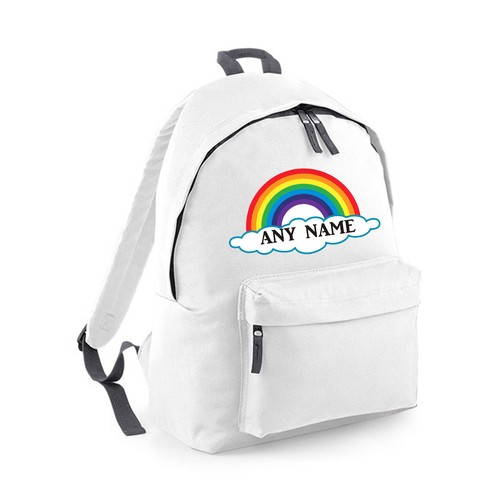 Custom name rainbow backpack - name,