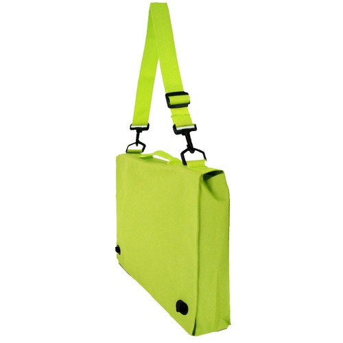 Green school book bag - book,