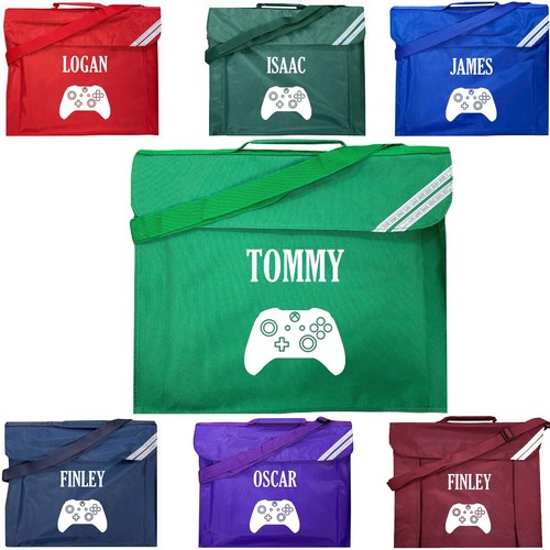 Personalised school book bag - personalised,